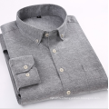 OEM high quality cotton solid colour  blank business shirt long sleeve men shirt